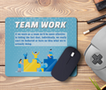 Funny Team Work Mouse Mat – Sarcastic Office Humour Desk Accessory