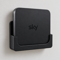Wall-Mounted Self-Adhesive Sky Puck Bracket – Black 3D Printed Holder