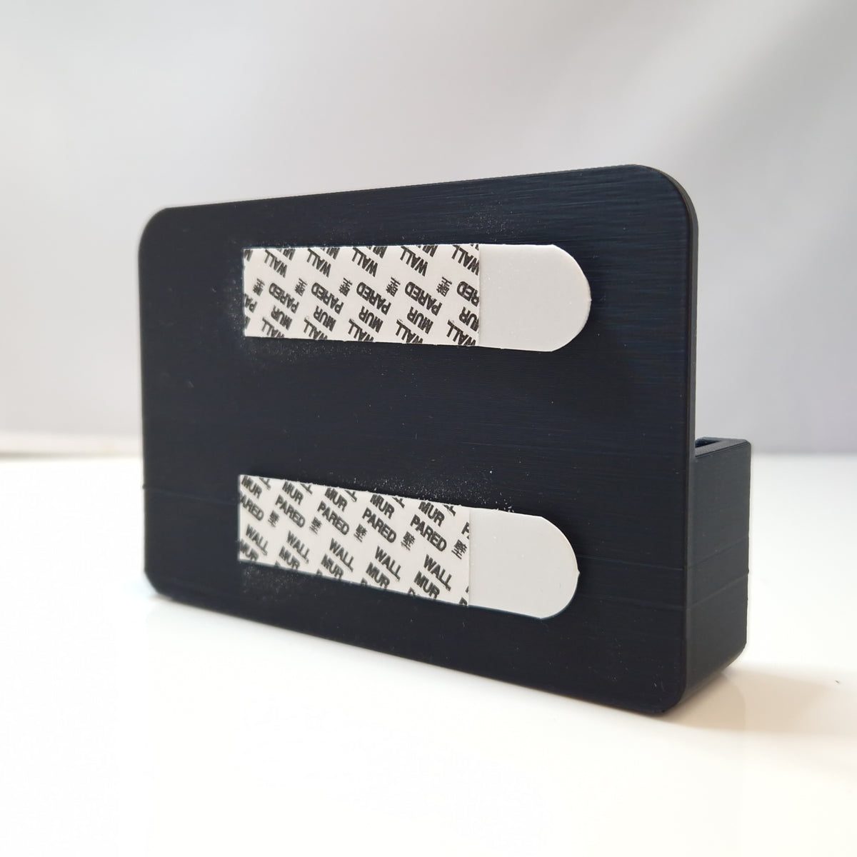 Wall-Mounted Self-Adhesive Sky Puck Bracket – Black 3D Printed Holder